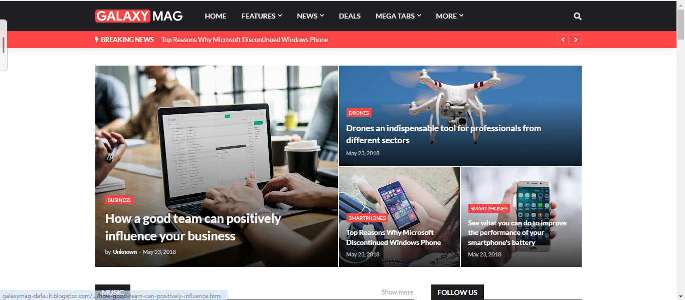 How To Download Blogger Galaxy Mag Premium Theme for Free?