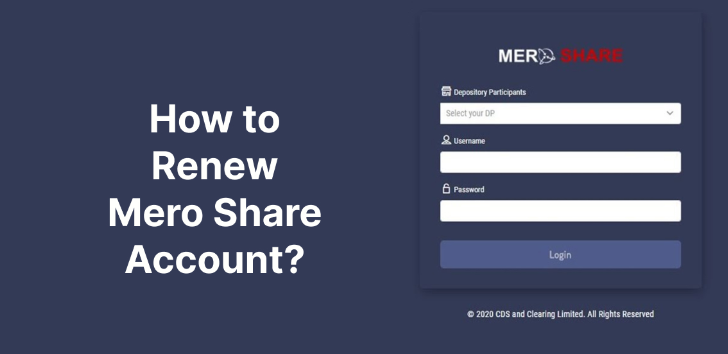 How to Renew Your Mero Share Account